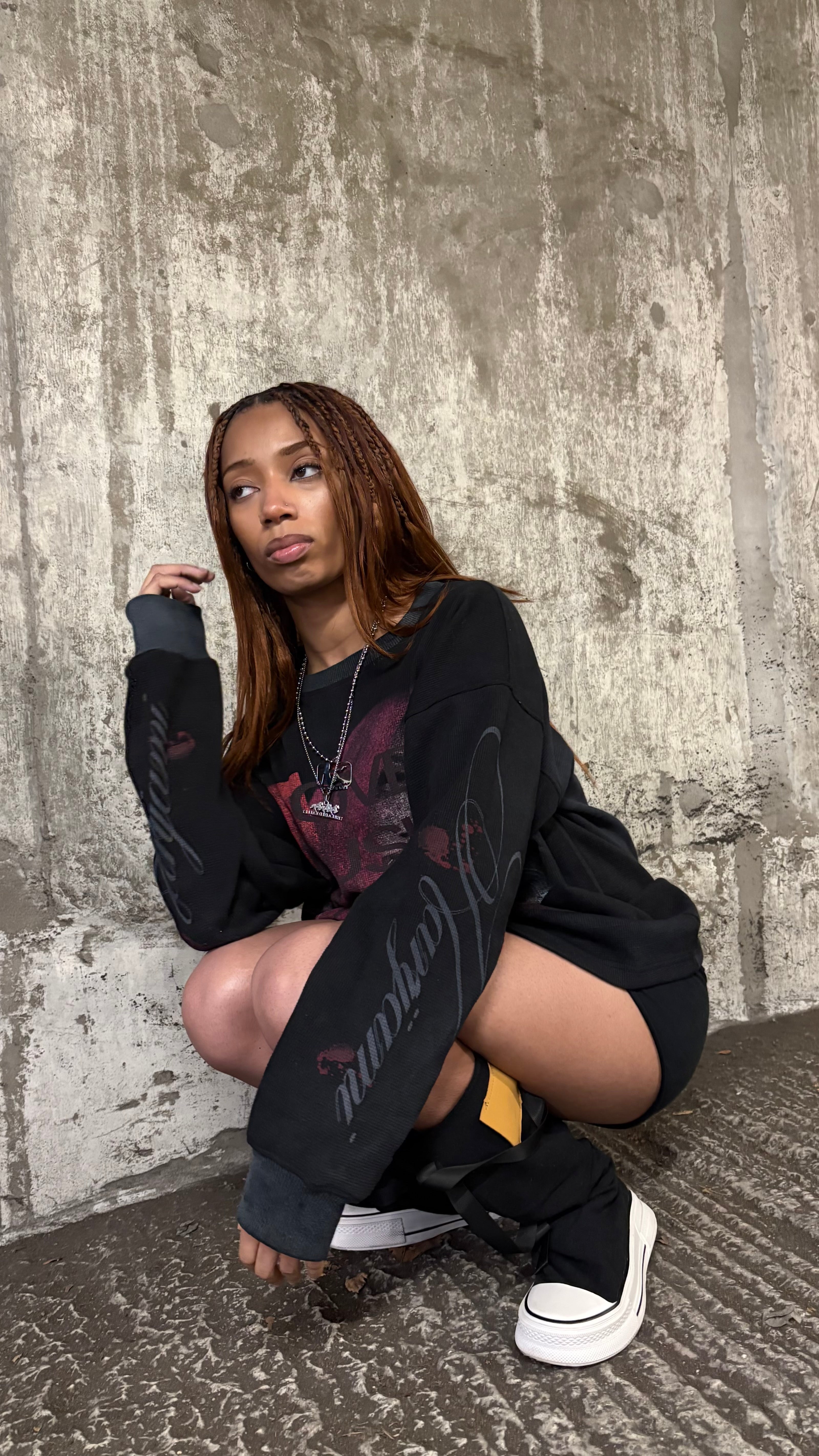 love music more than people long sleeve tee